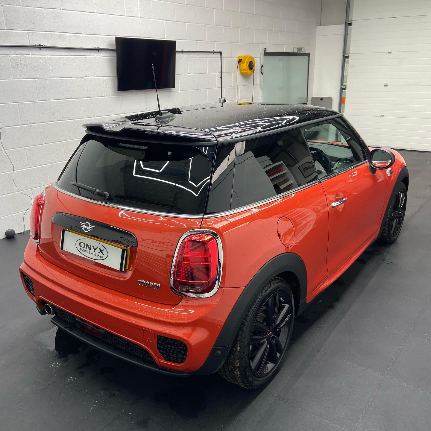 Orange MINI Cooper F56 15% LLumar Window Tinting