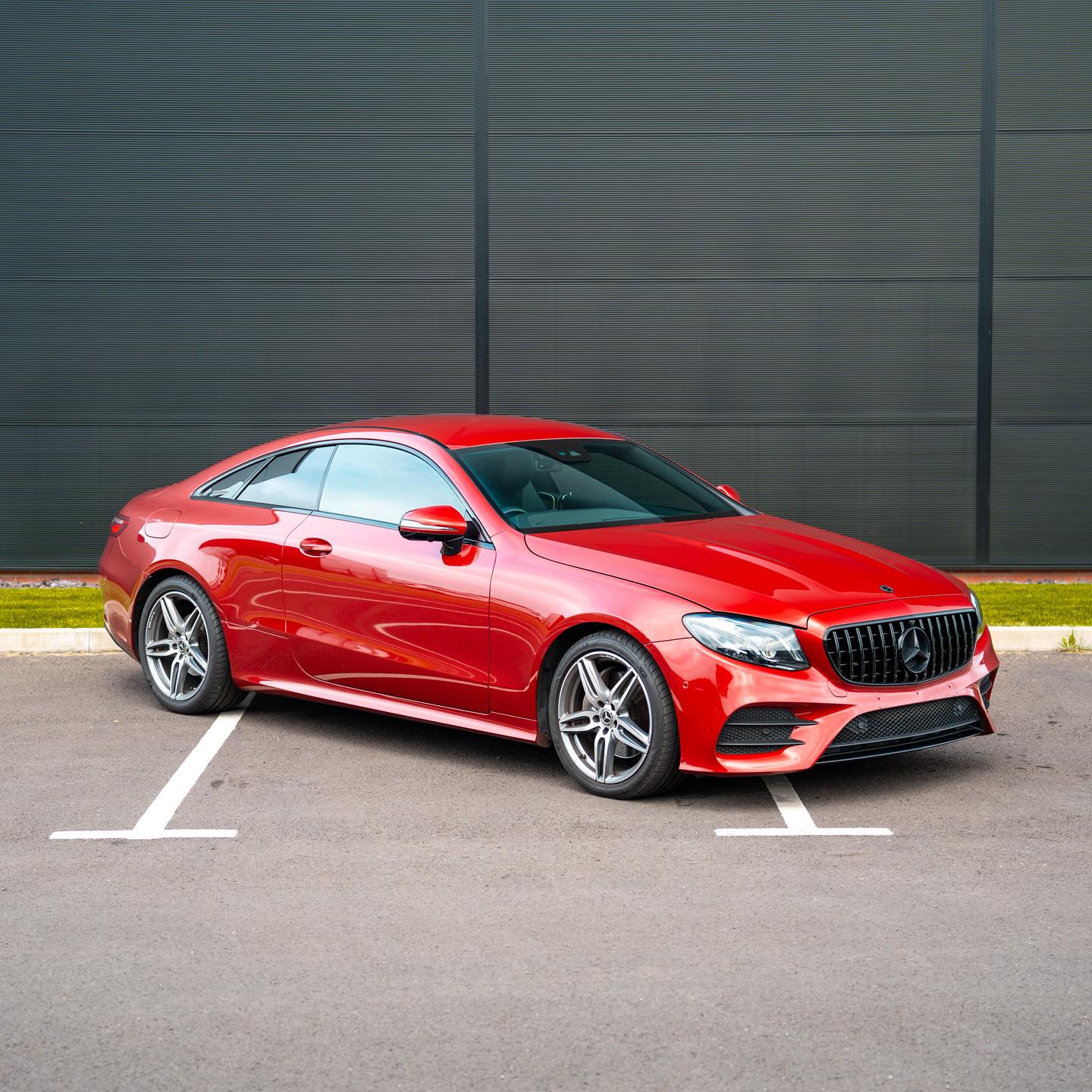 Mercedes-Benz E-Class Coupe Chrome Delete and E53 Diffuser