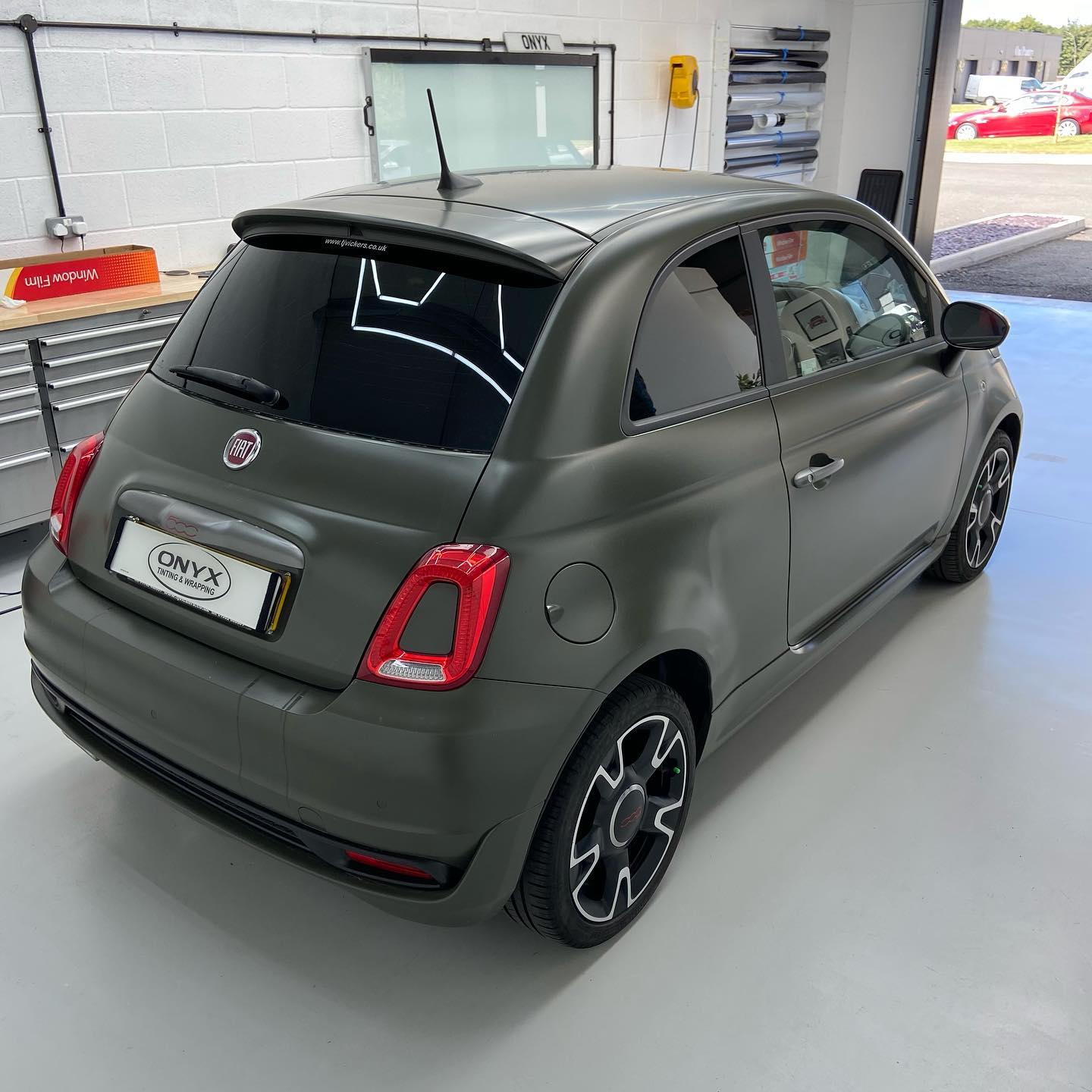 Fiat 500 LLumar 5% Window Tinting