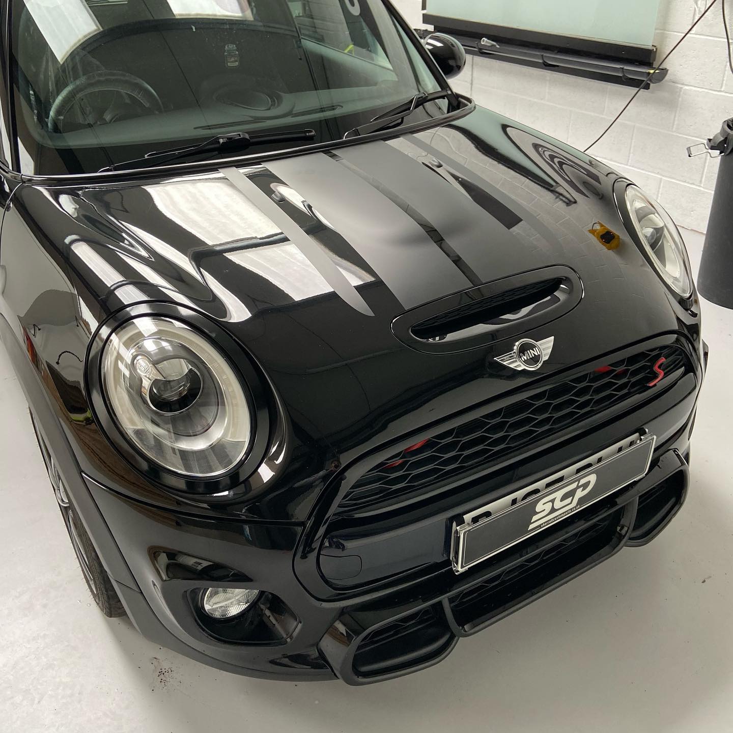 MINI Cooper S F56 Bonnet Stripes and Black Trim