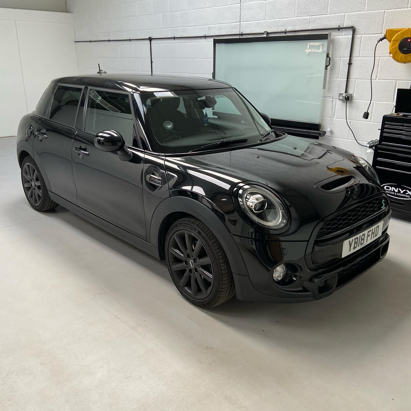 MINI Cooper S F56 Black Badges and Beltline Dechrome