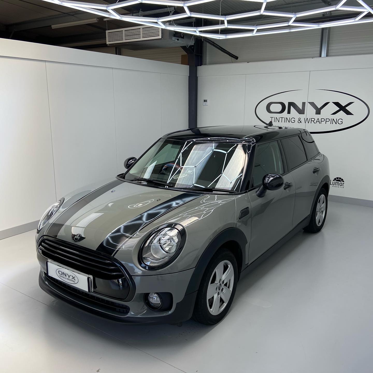 MINI Clubman F54 Gloss Black Bonnet Stripes