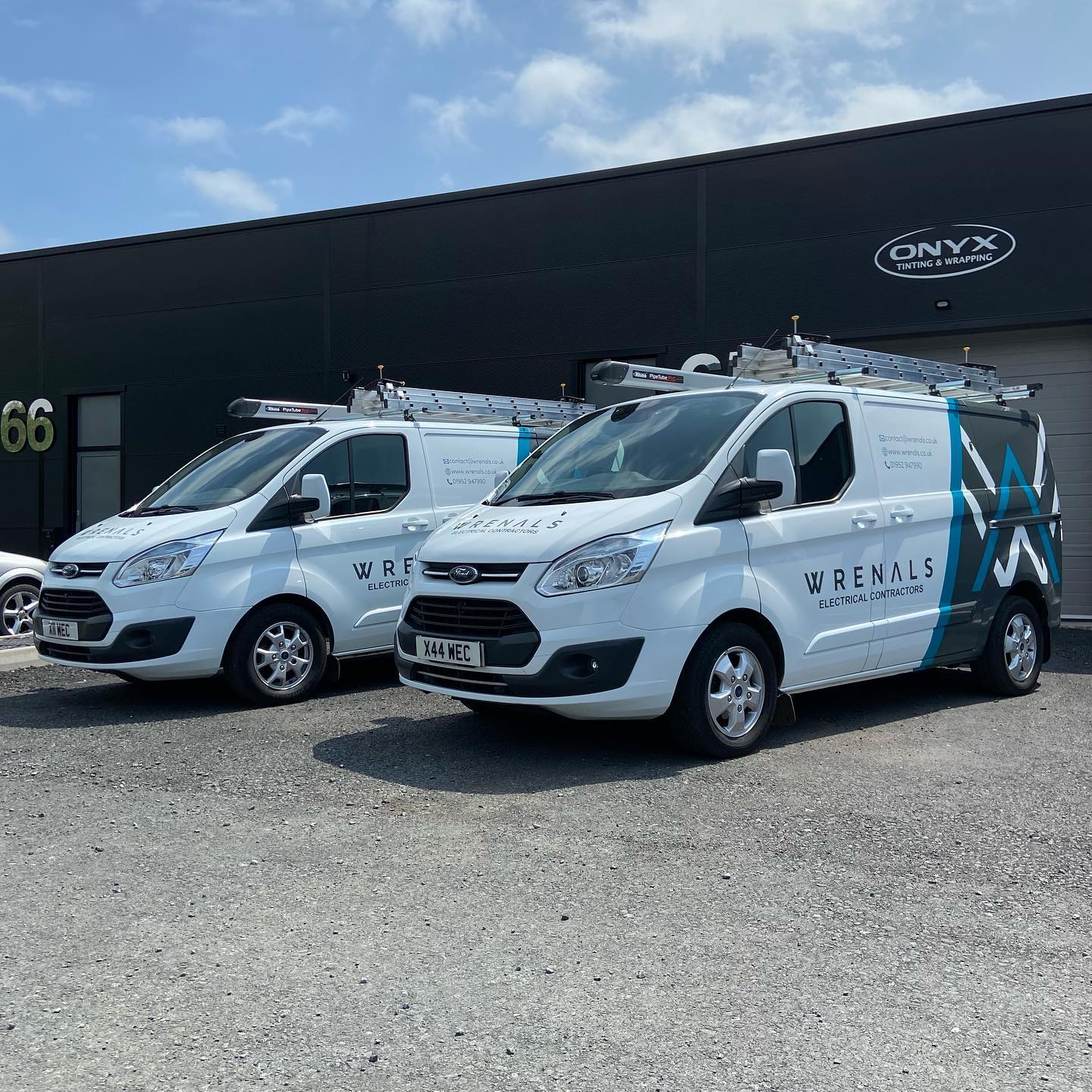 Wrenals Ford Transit Custom Half Wrap and Signage