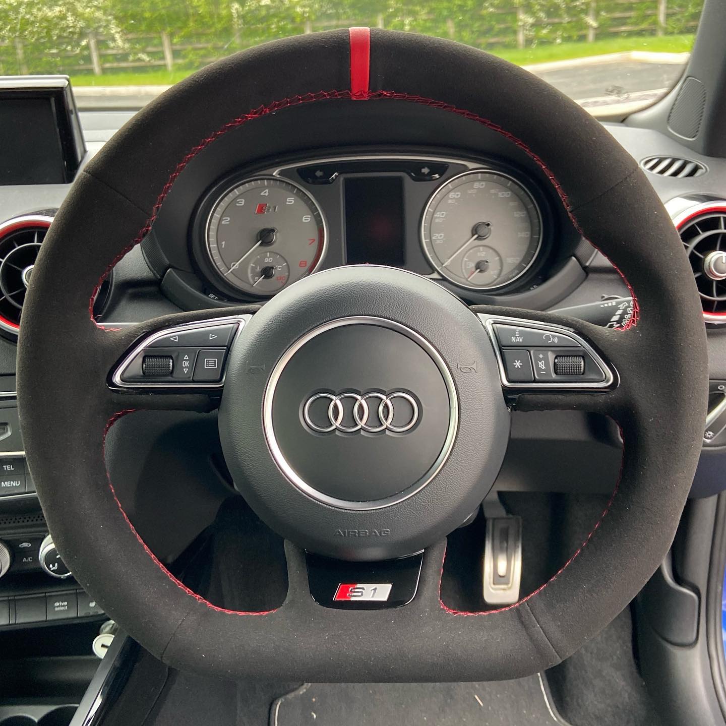 Audi S1 Steering Wheel Cover Installation