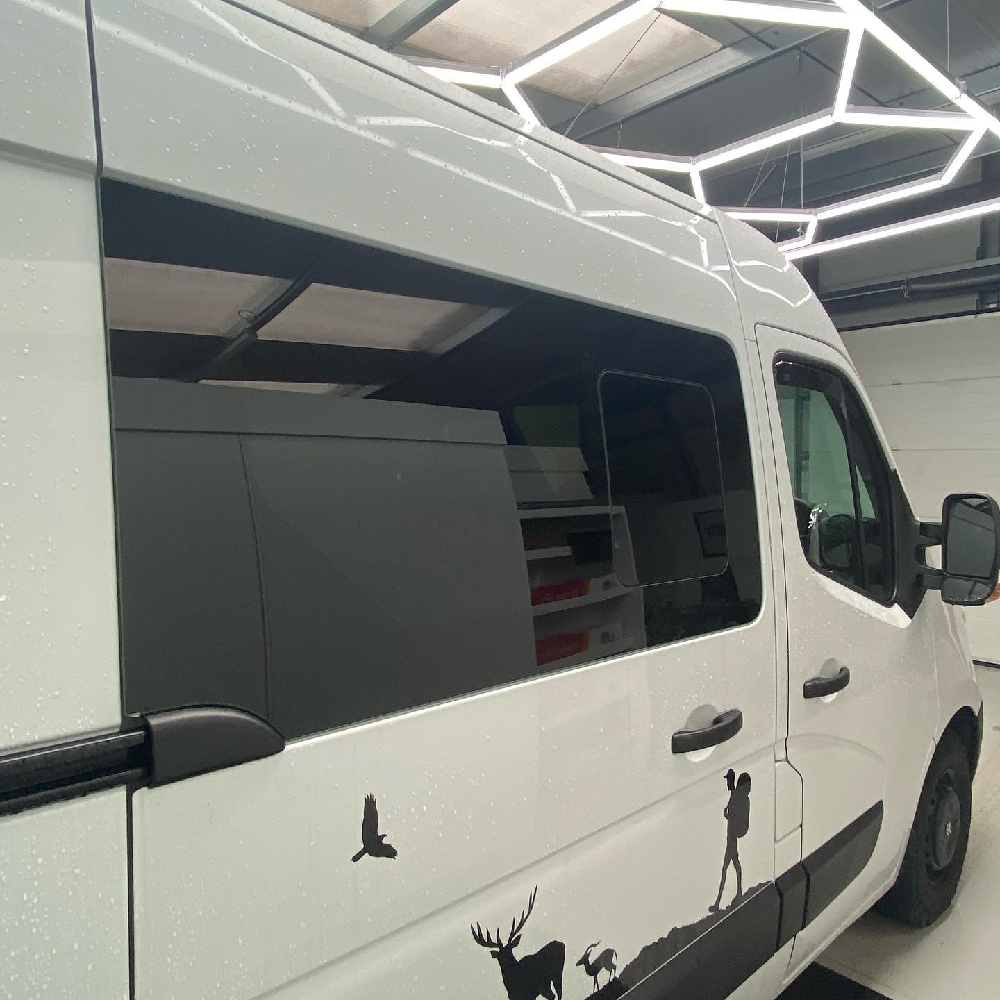 Camper Van LLumar 5% Window Tinting