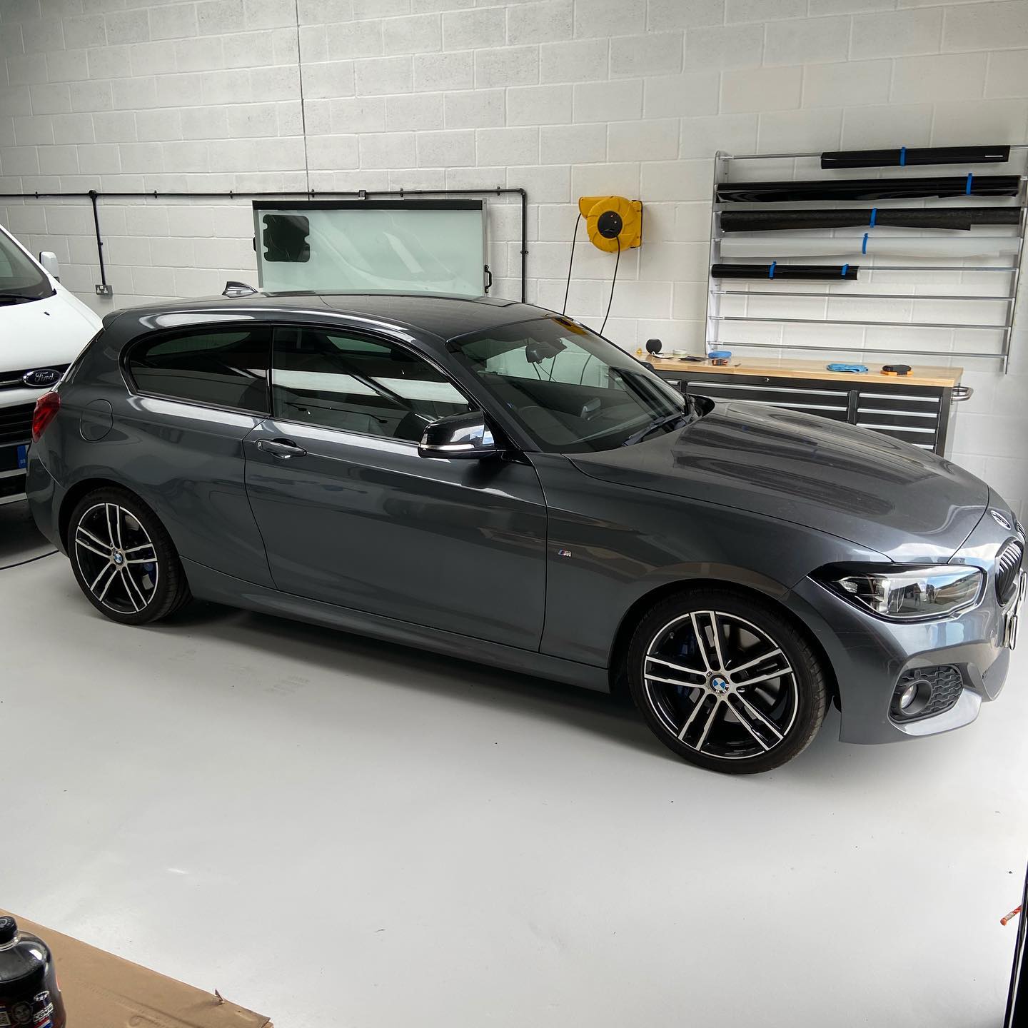 BMW 1 Series F21 Angry Eyes and 15% Sunstrip