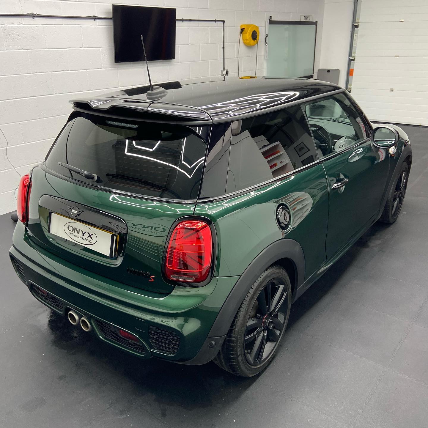 Green MINI Cooper S F56 15% Rear Window Tint