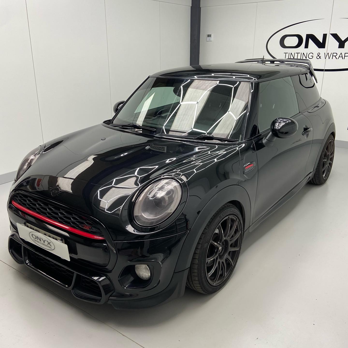 MINI Cooper F56 Tint, Sunstrip, Light Tint and Dechrome