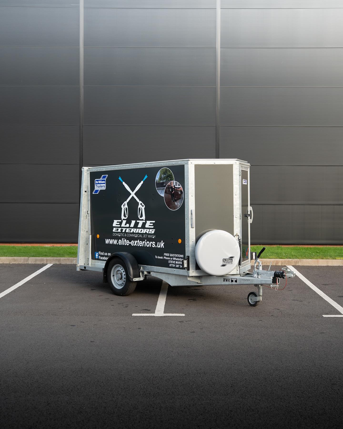 Elite Exteriors Trailer Wrap and Signage
