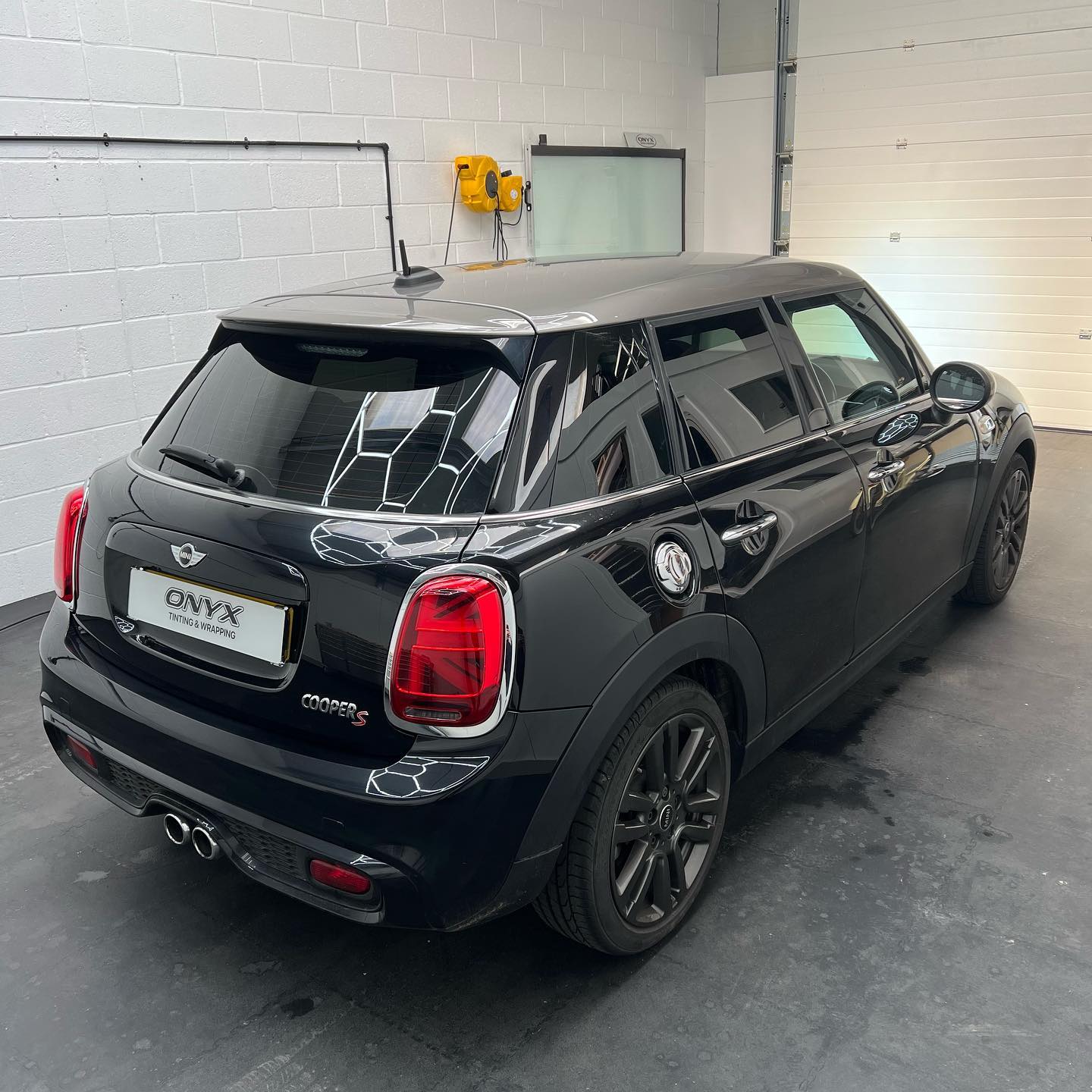 MINI Cooper S F55 15% Tint and Red Grille Wrap