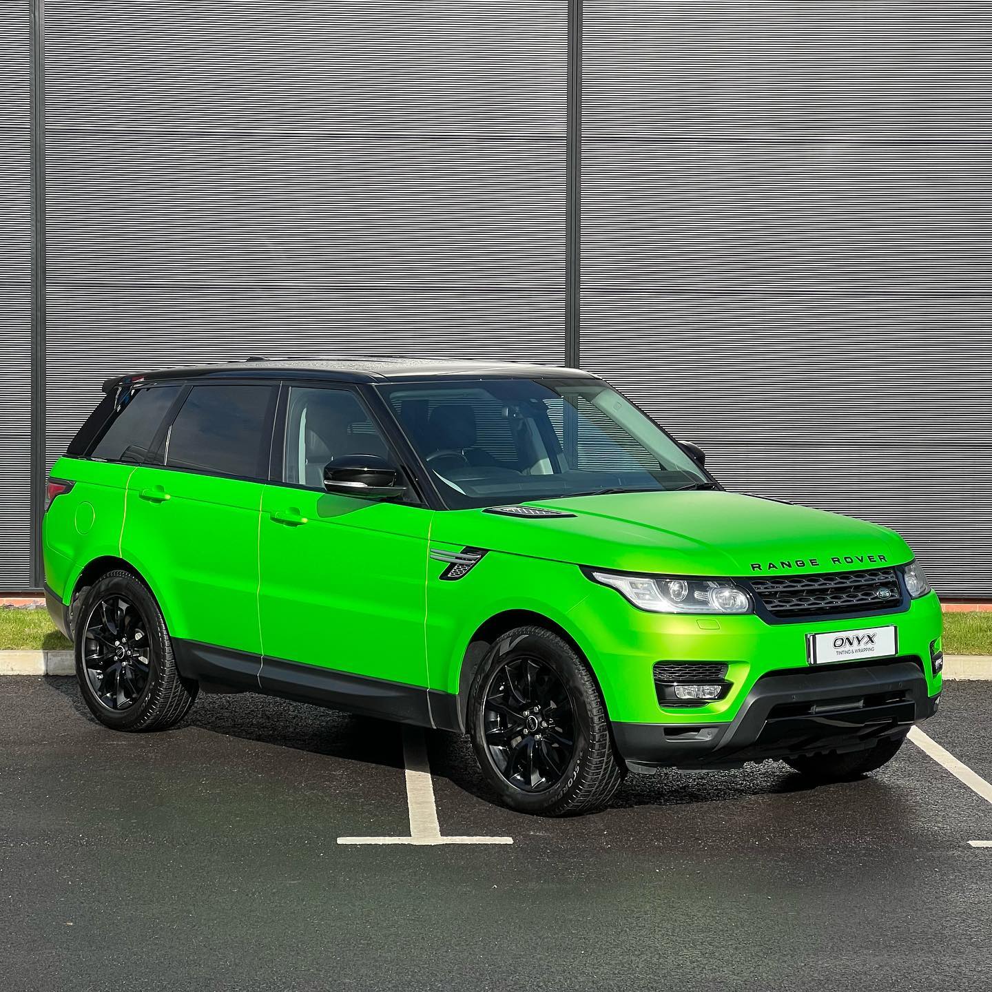 Range Rover Sport Wasabi Green Matte Wrap