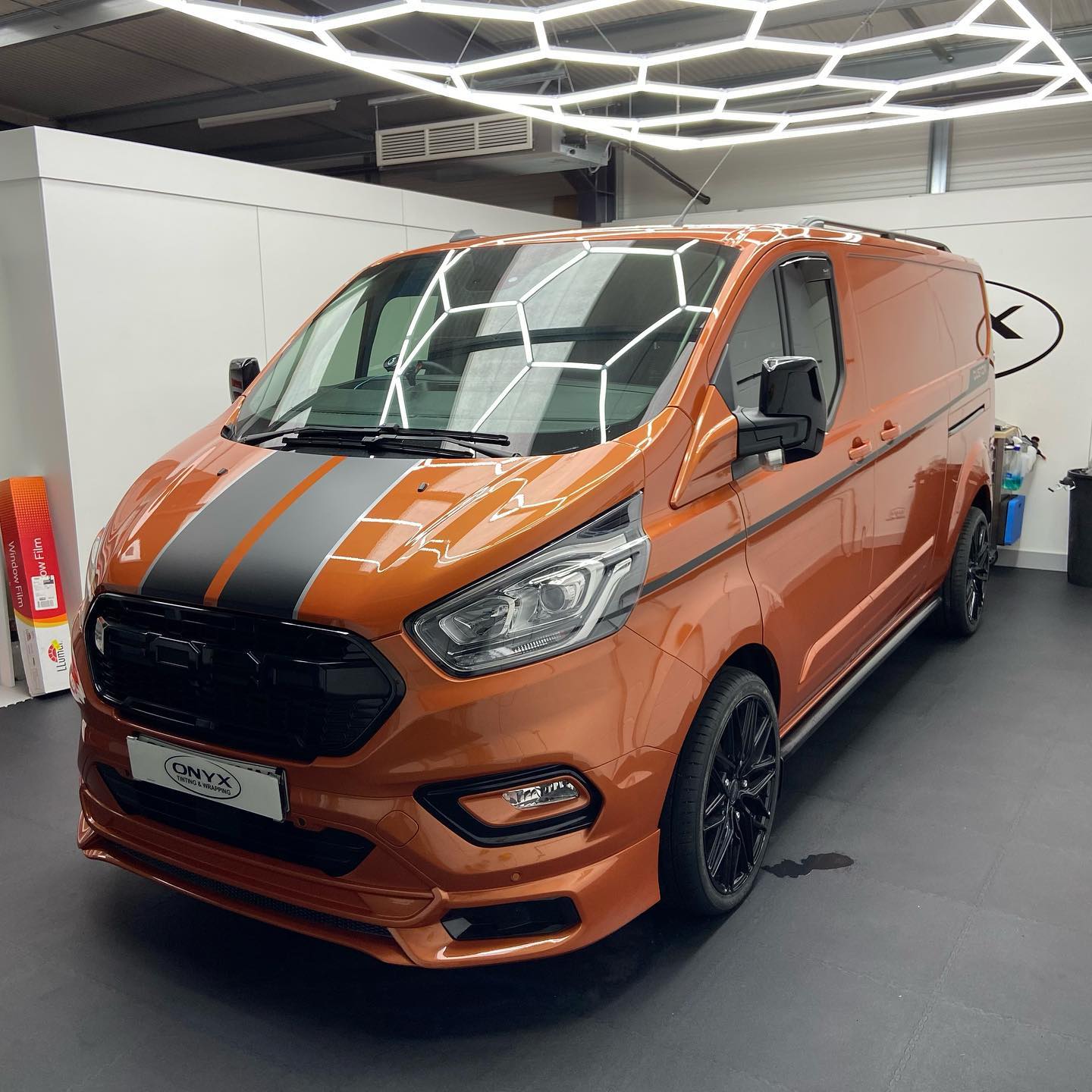 Ford Transit Custom Black Stripes & Side Decals
