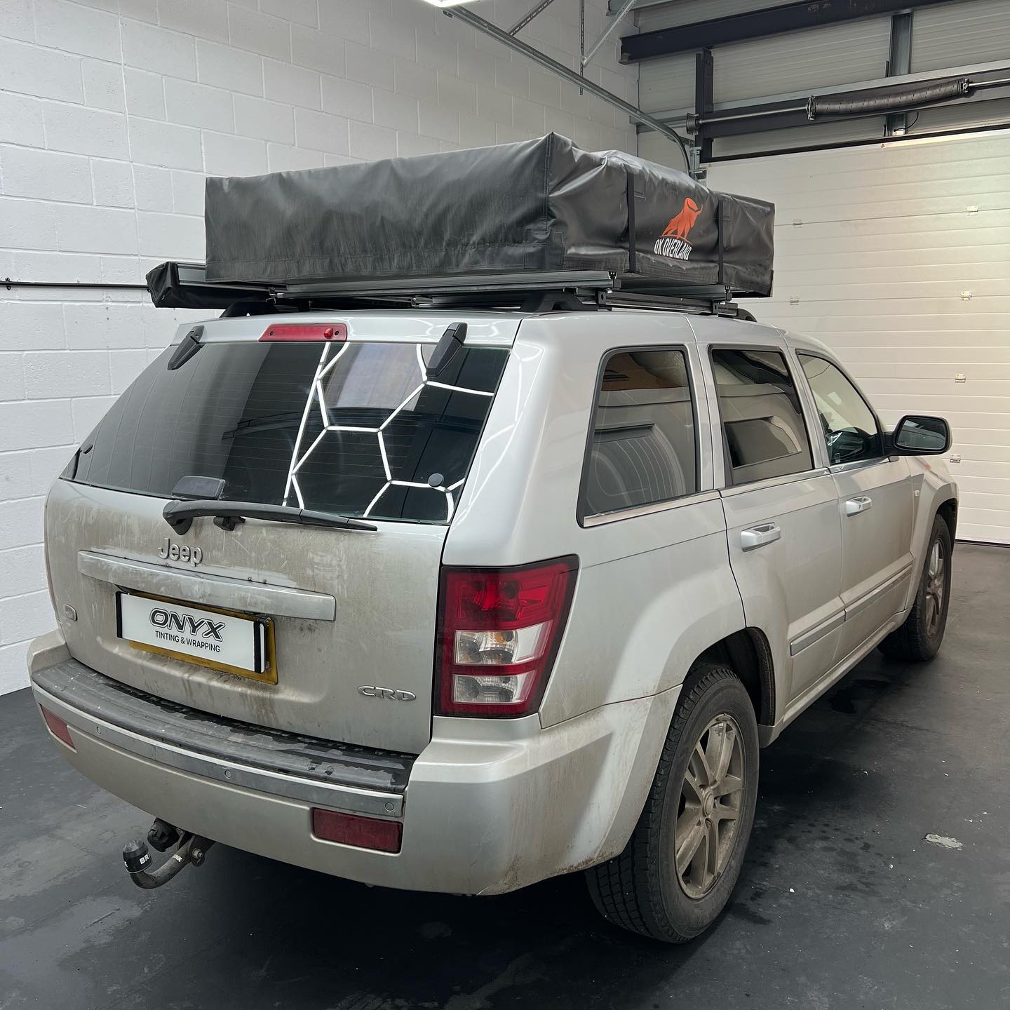 Jeep Cherokee CRD Rear Limo Window Tinting