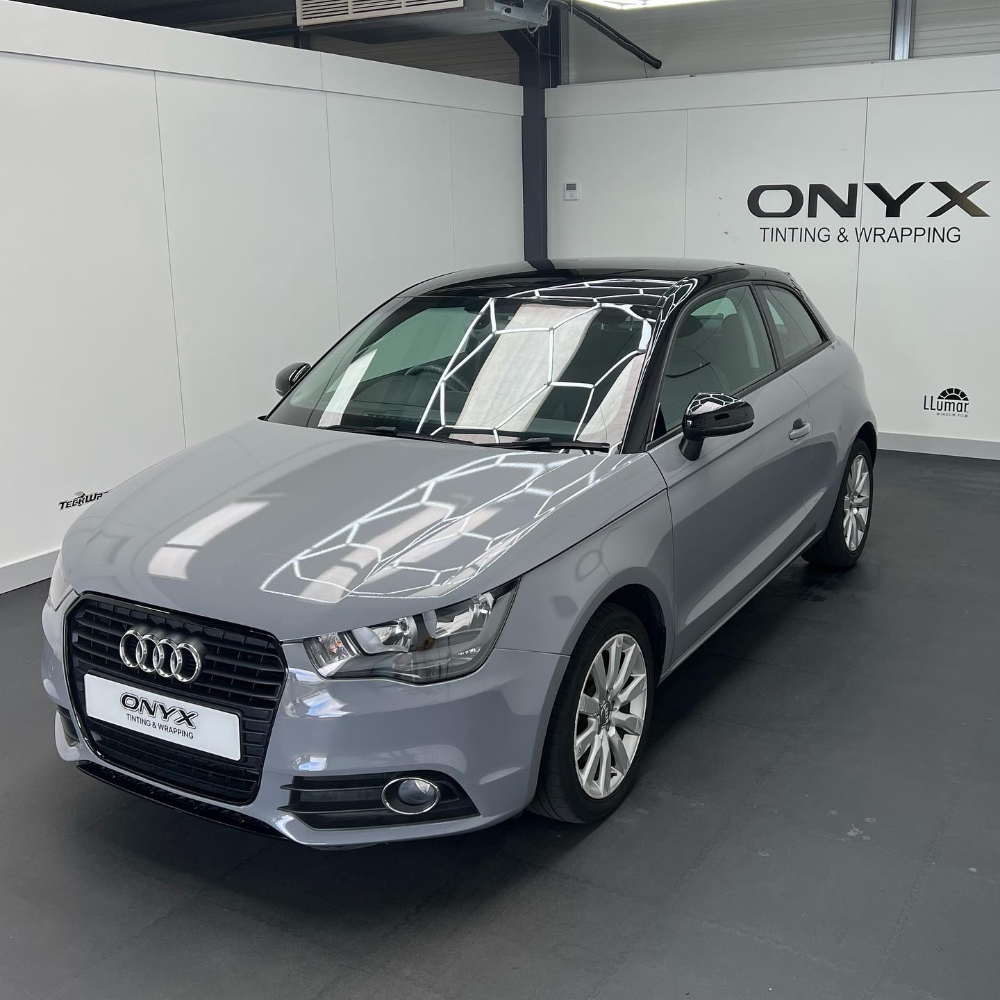 Audi A1 Nardo Grey Wrap