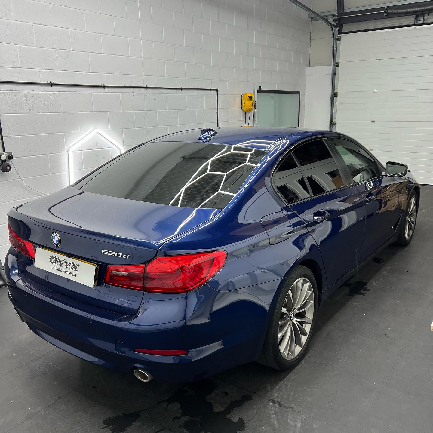 BMW 520d G30 Window Tinting and Chrome Delete