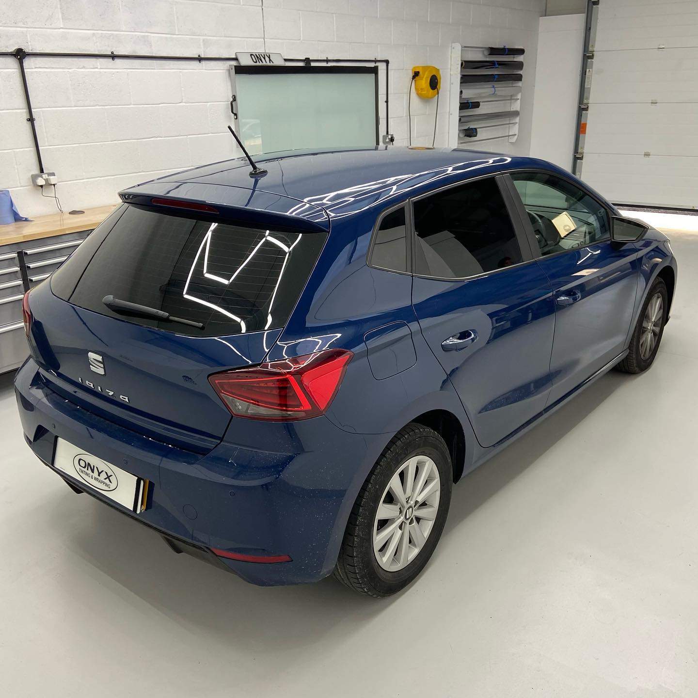Blue SEAT Ibiza LLumar 5% Window Tinting