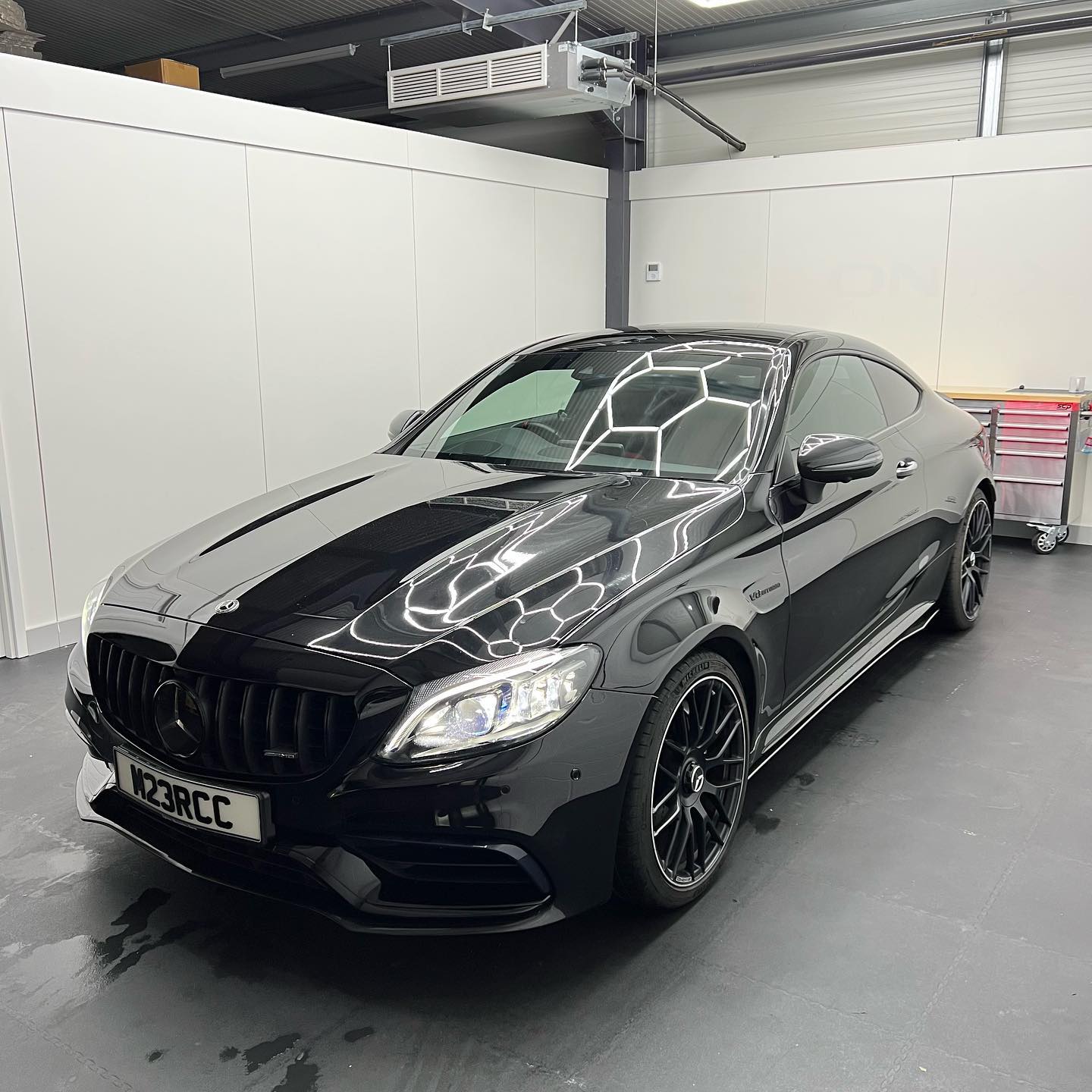 Mercedes-AMG C63 S Coupe Carbon Details and Black Badges