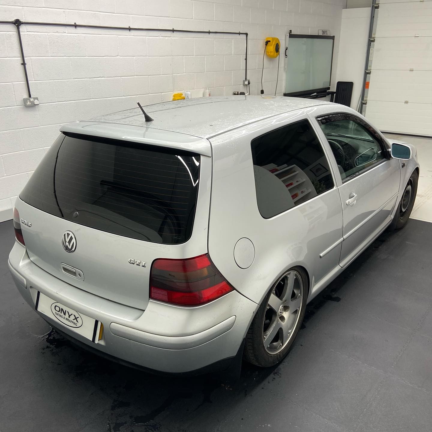 White VW Golf GTI 5% Window Tinting