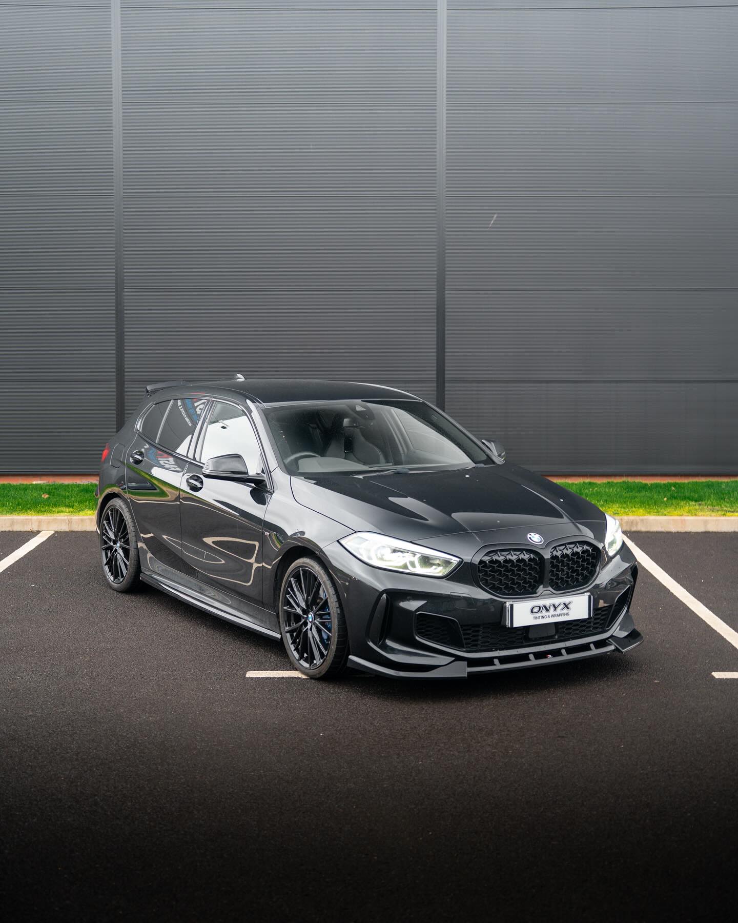 BMW 135i F40 with a Maxton Design front splitter and styling kit