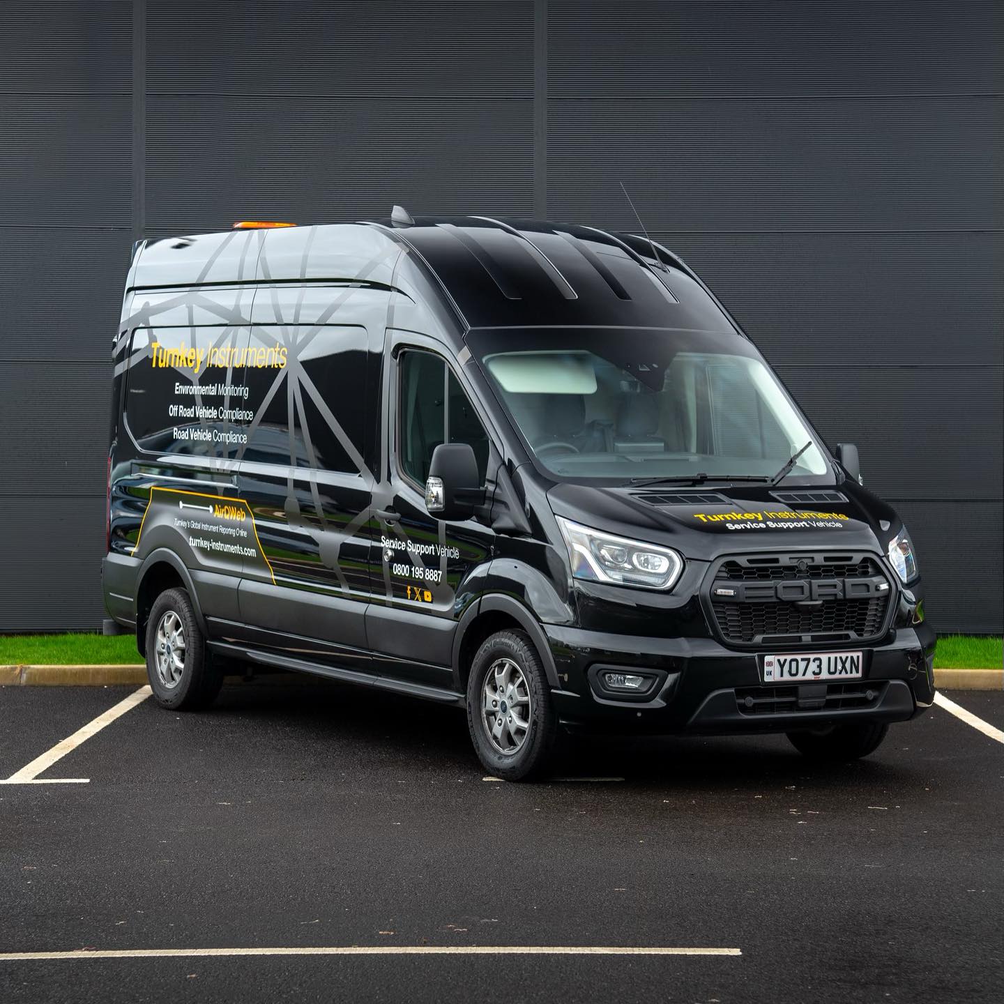 Turnkey Instruments Ford Transit Van Signage