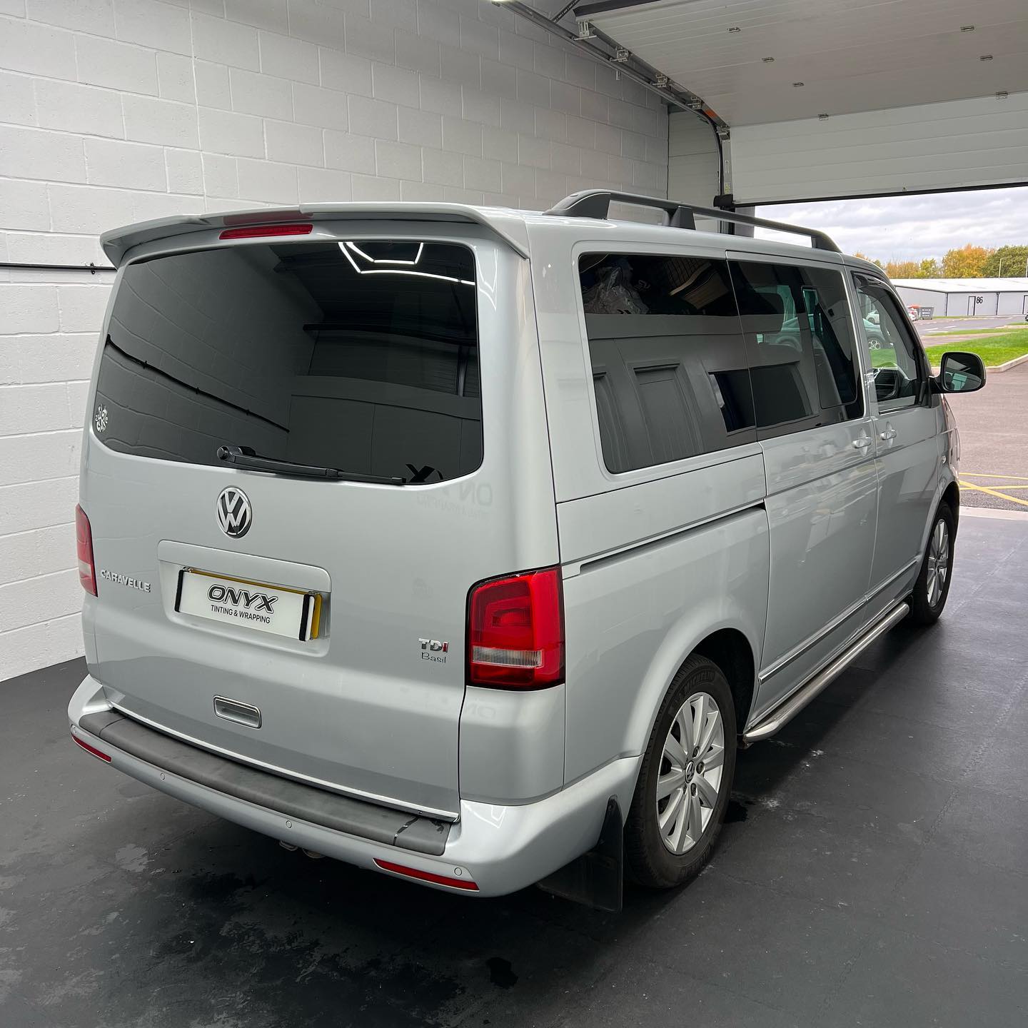 VW Caravelle LLumar 5% Window Tinting
